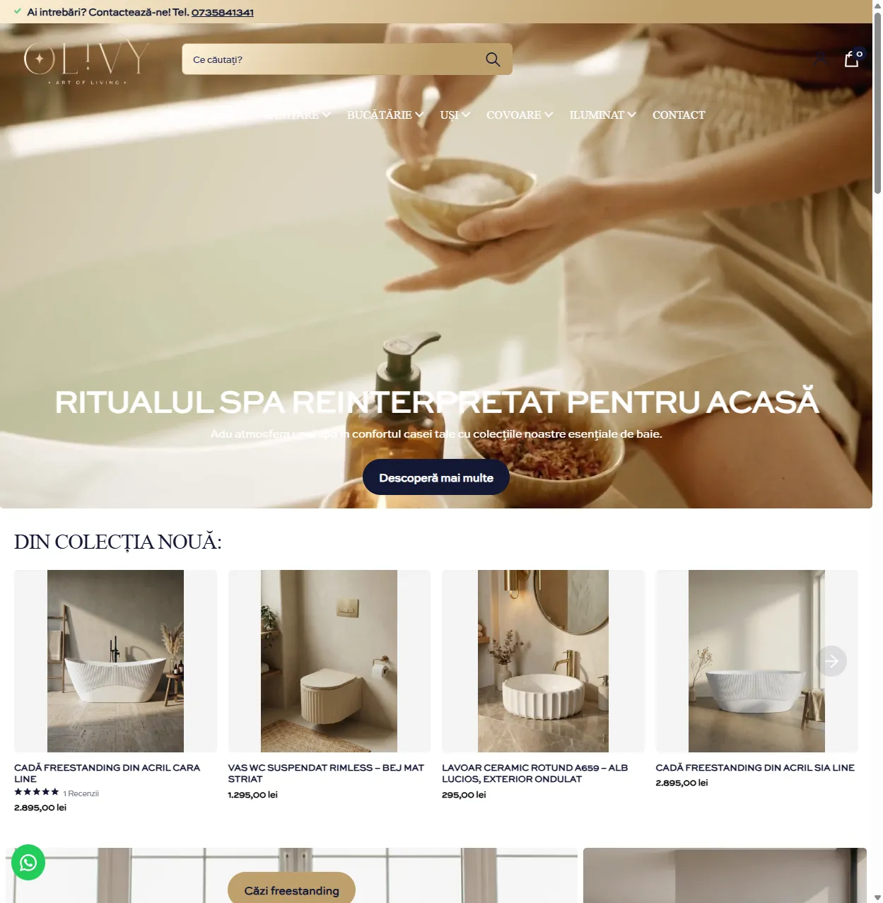 Olivy.ro — proiect Marketoros